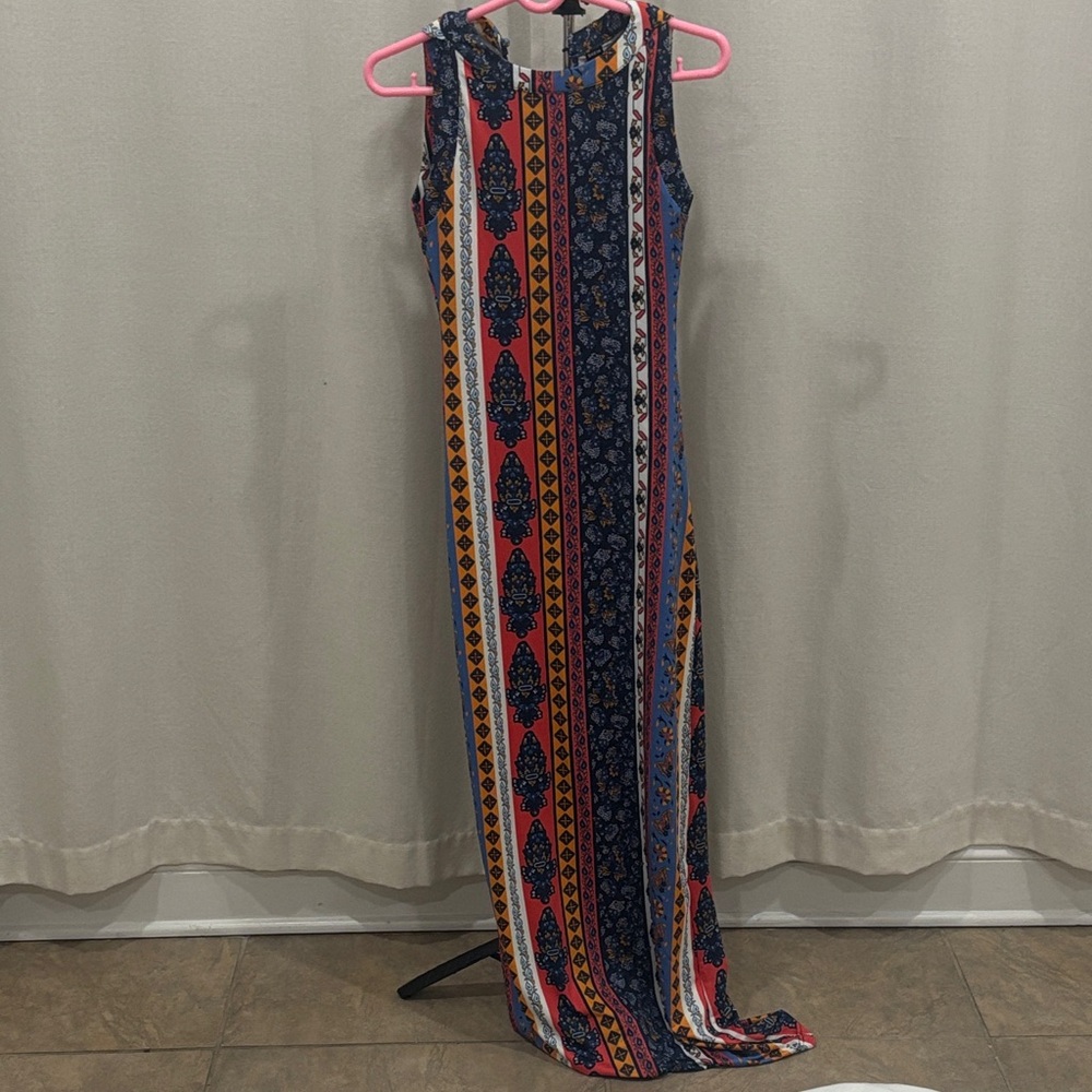 SHEIN Multicolor Striped Maxi Dress